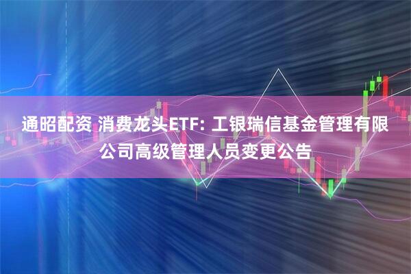 通昭配资 消费龙头ETF: 工银瑞信基金管理有限公司高级管理人员变更公告