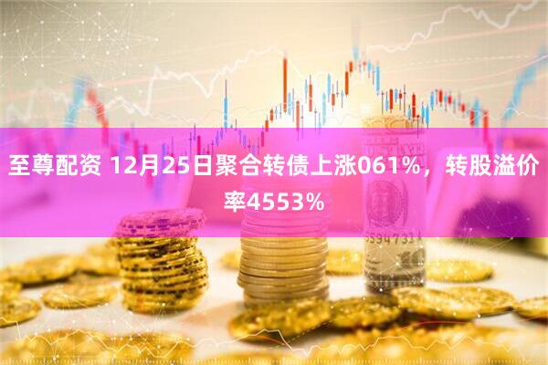 至尊配资 12月25日聚合转债上涨061%，转股溢价率4553%